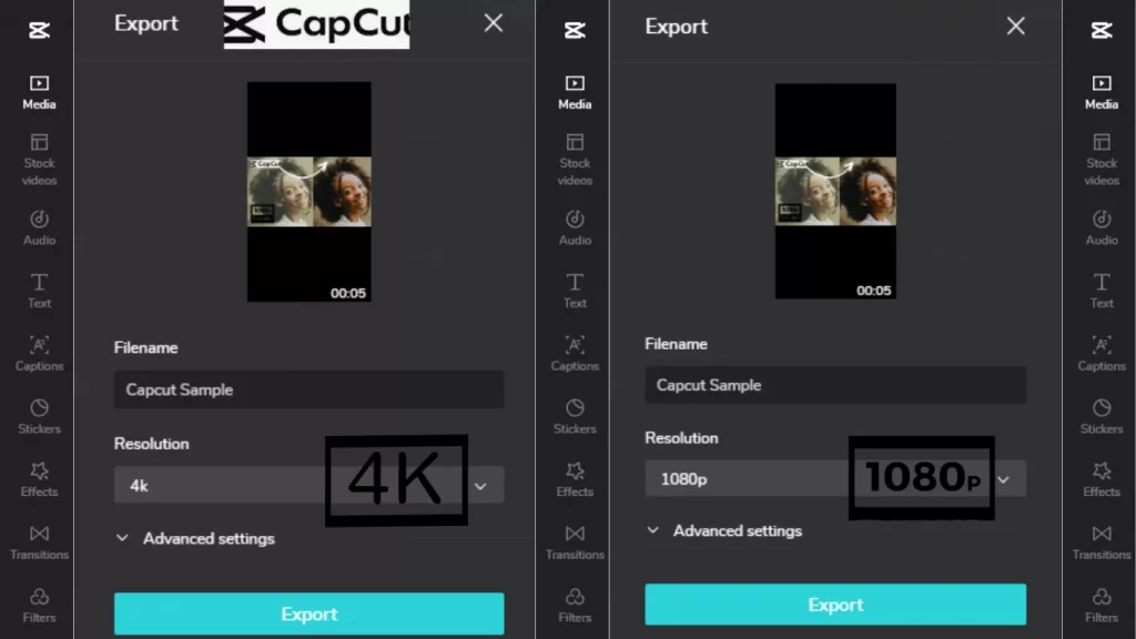 How to convert normal video clip to high quality in capcut